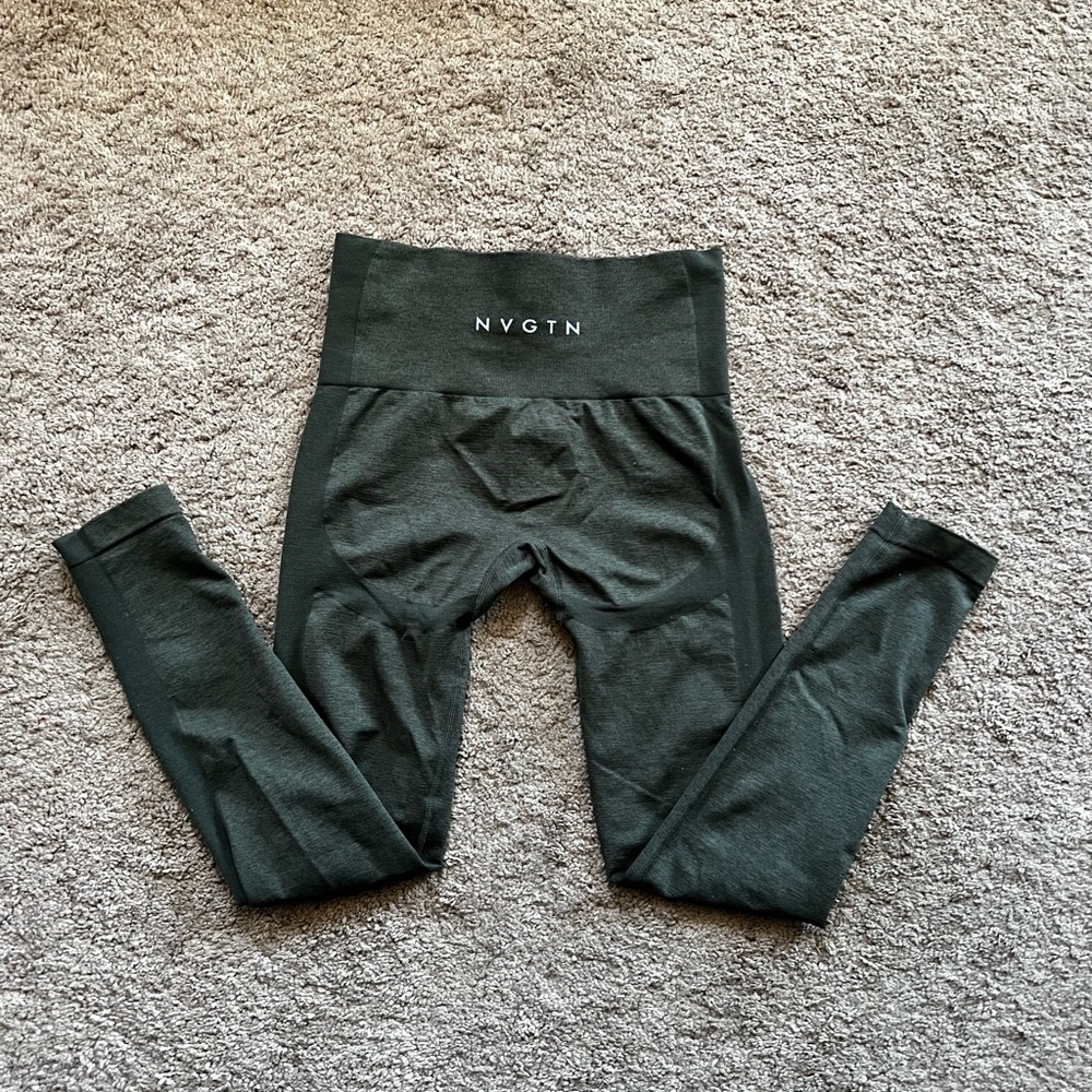 NVGTN Olive Performance Seamless Leggings
